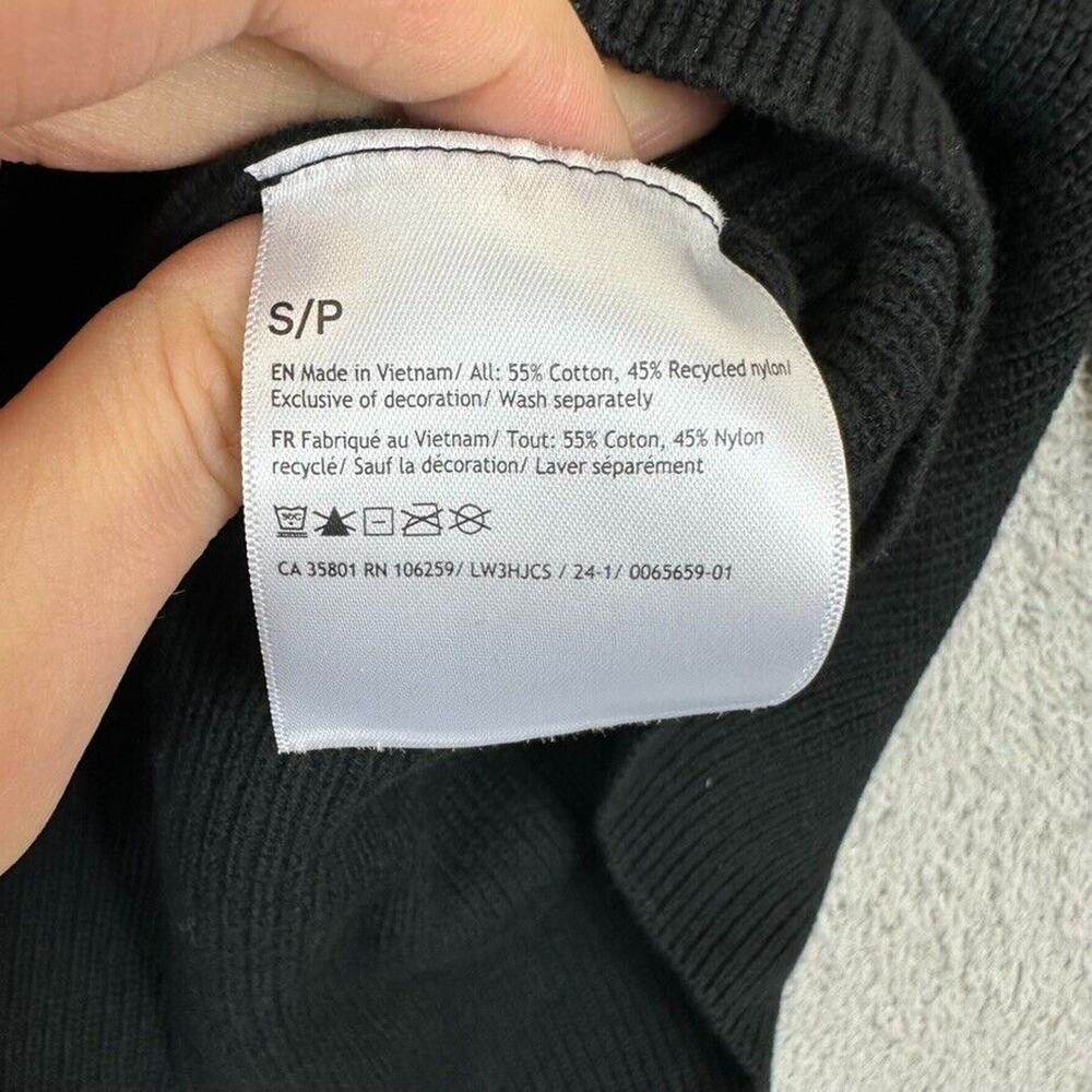 Lululemon Take It All In Cotton-Blend Sweater Black Womens Size S Small - Picture 6 of 6